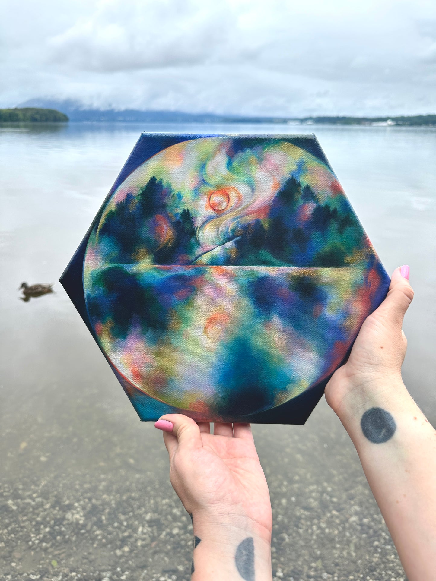 Smoke and Mirrors : Original Painting