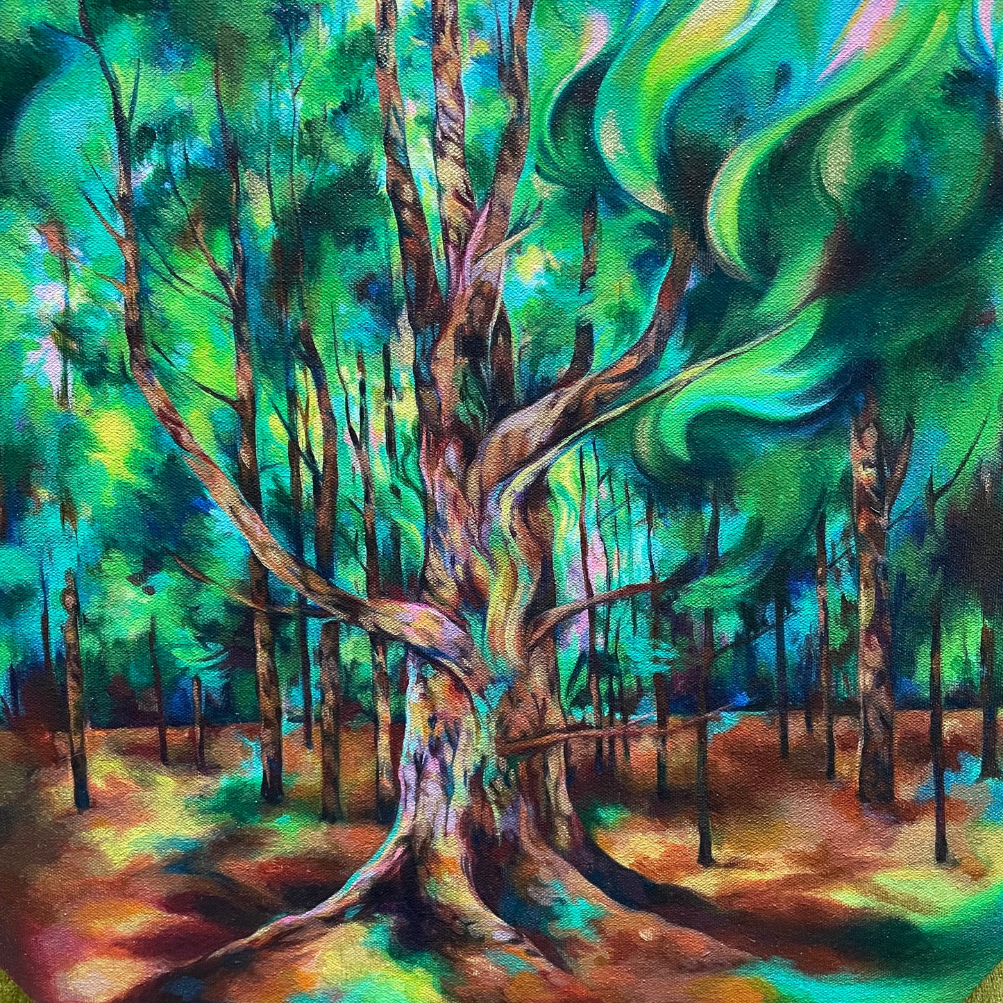 Portrait of Grandmother Tree: Original Painting