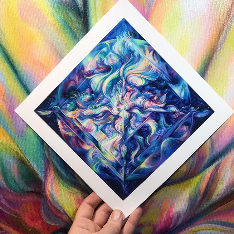 Seraphic Serenity: Paper Print