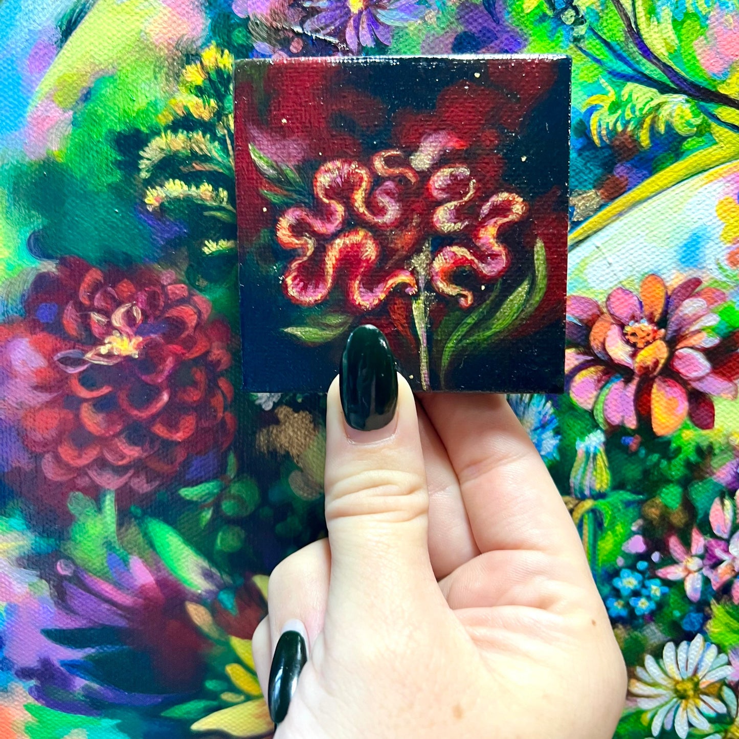 Celosia: Mini Painting