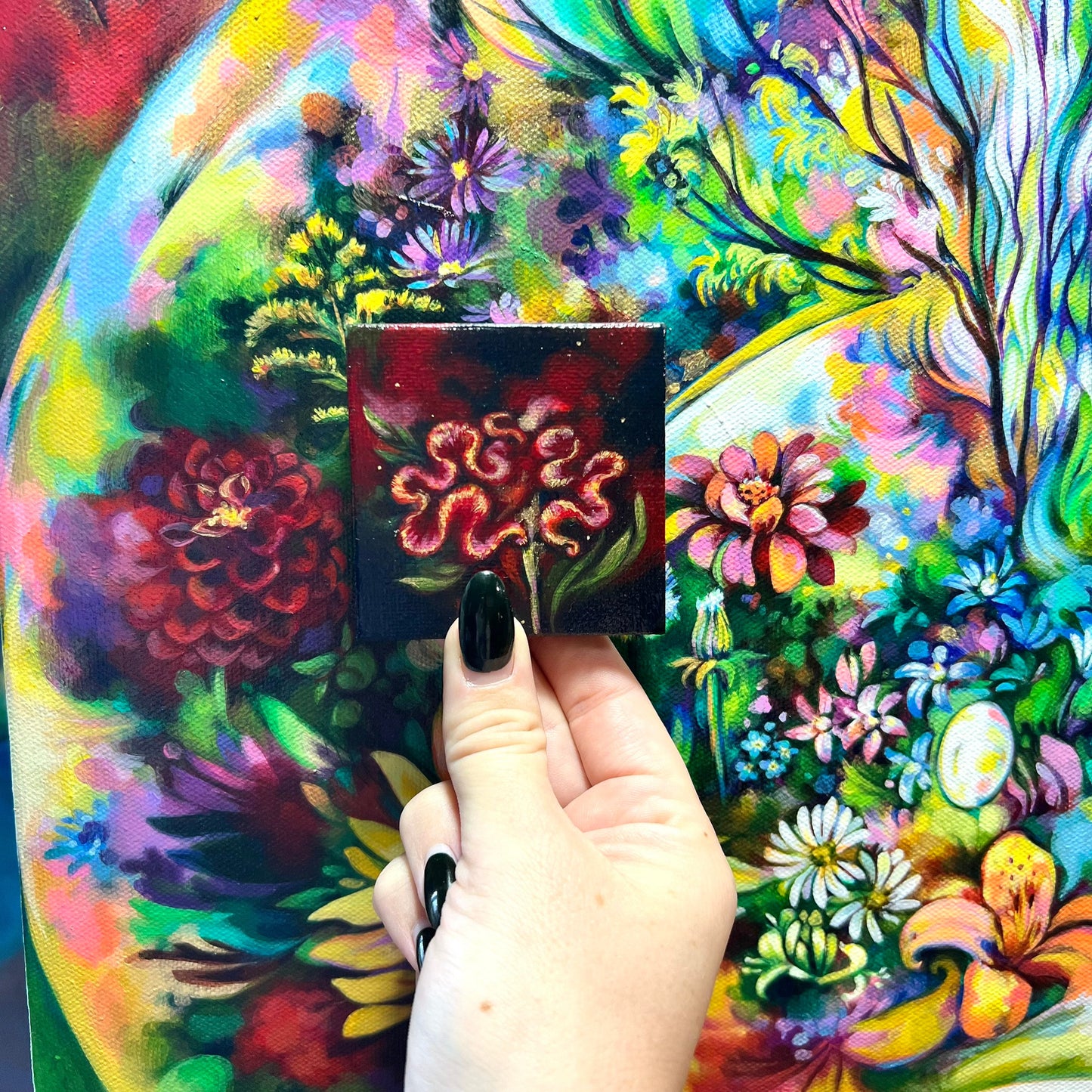 Celosia: Mini Painting