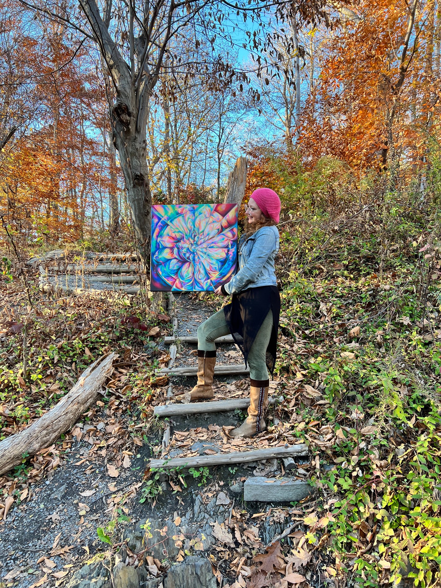 Lux Nova II: Hand Embellished Canvas Print