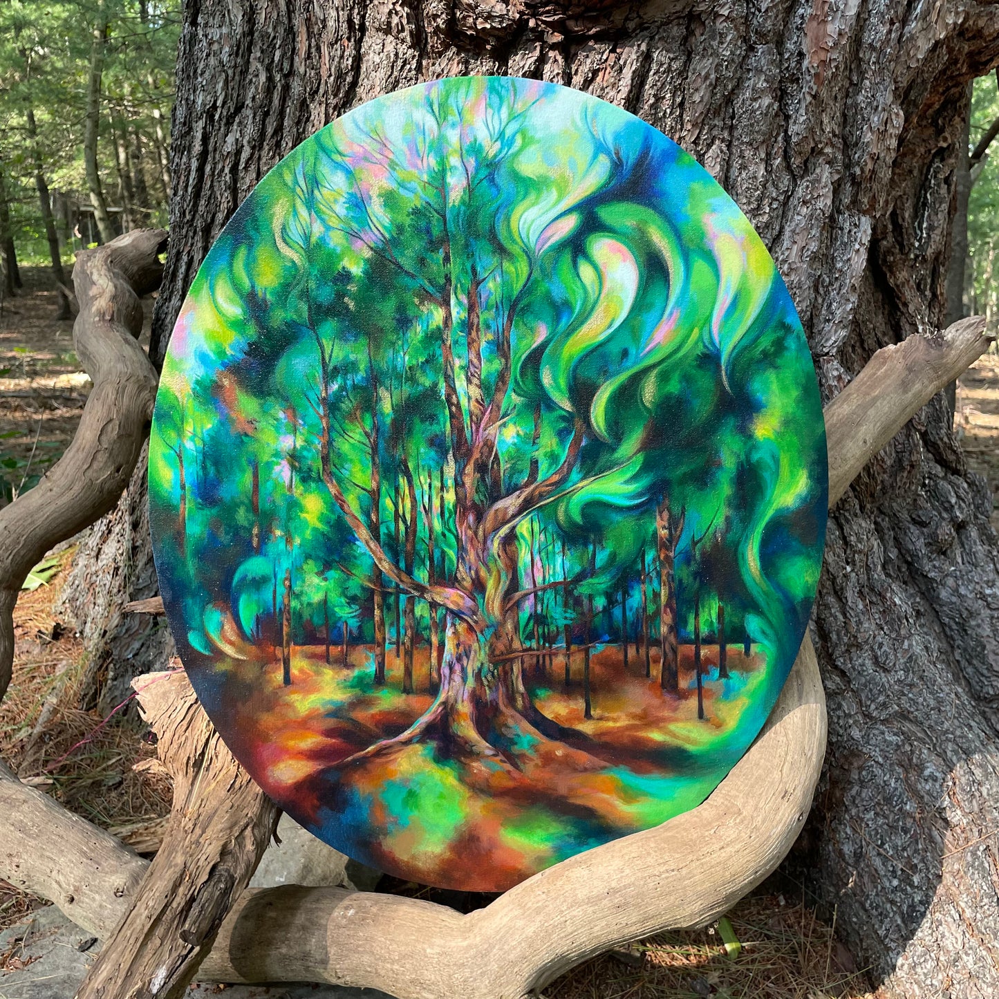 Portrait of Grandmother Tree: Original Painting