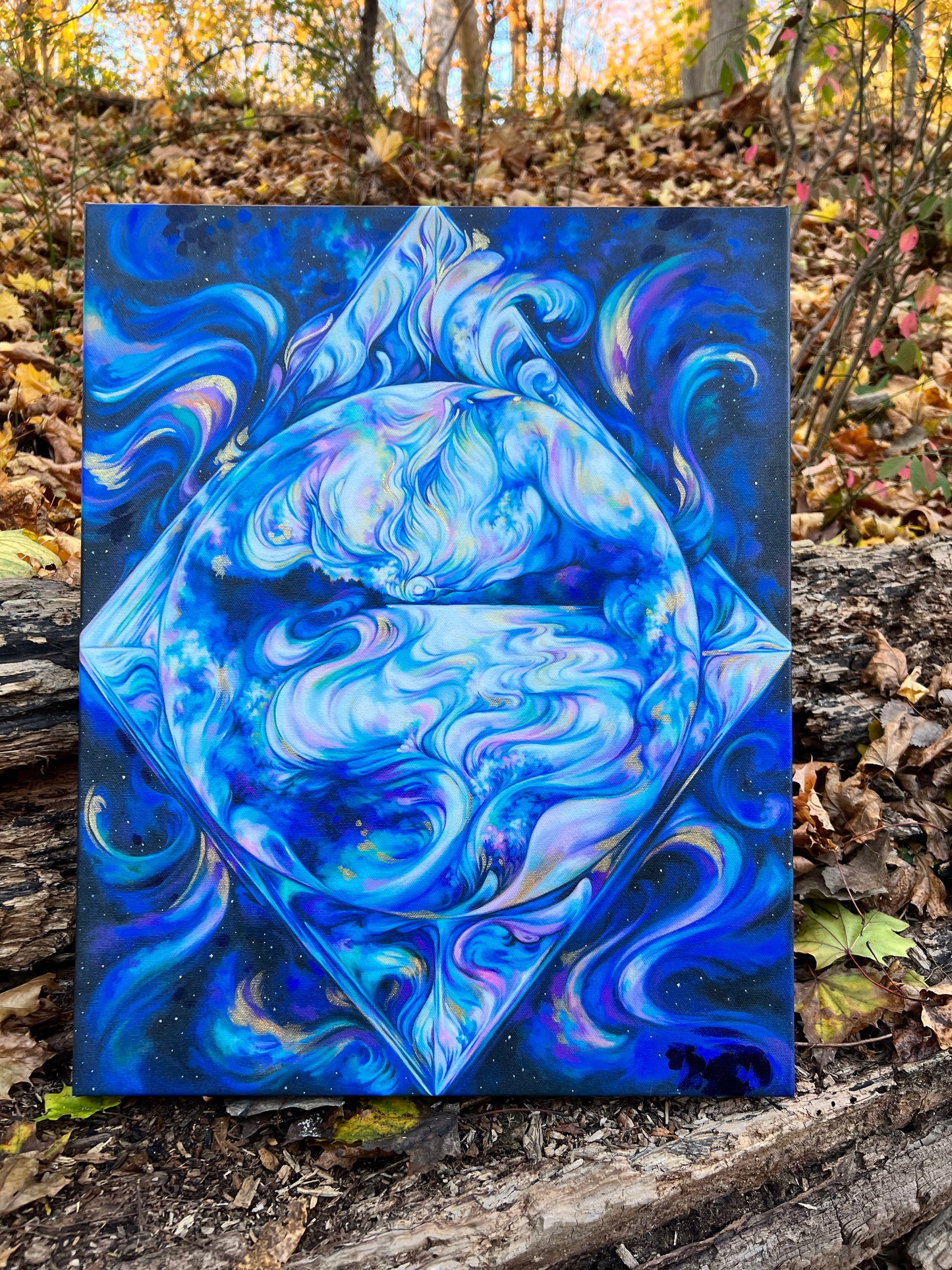 The Longest Night: Limited Edition Hand Embellished Canvas Print