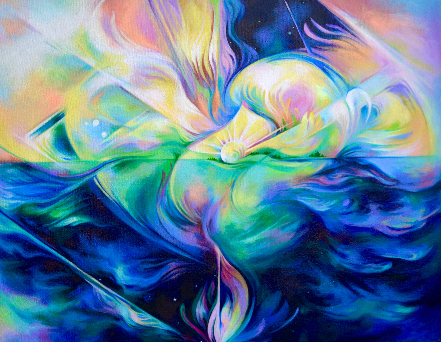 Window into the Heart Space: Original Painting