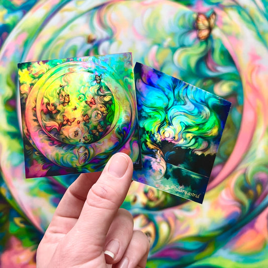 Magic Realms Holographic Sticker Pack
